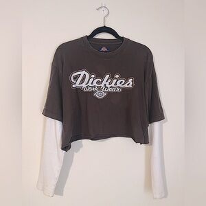 Dickies layered long-sleeve boxy crop